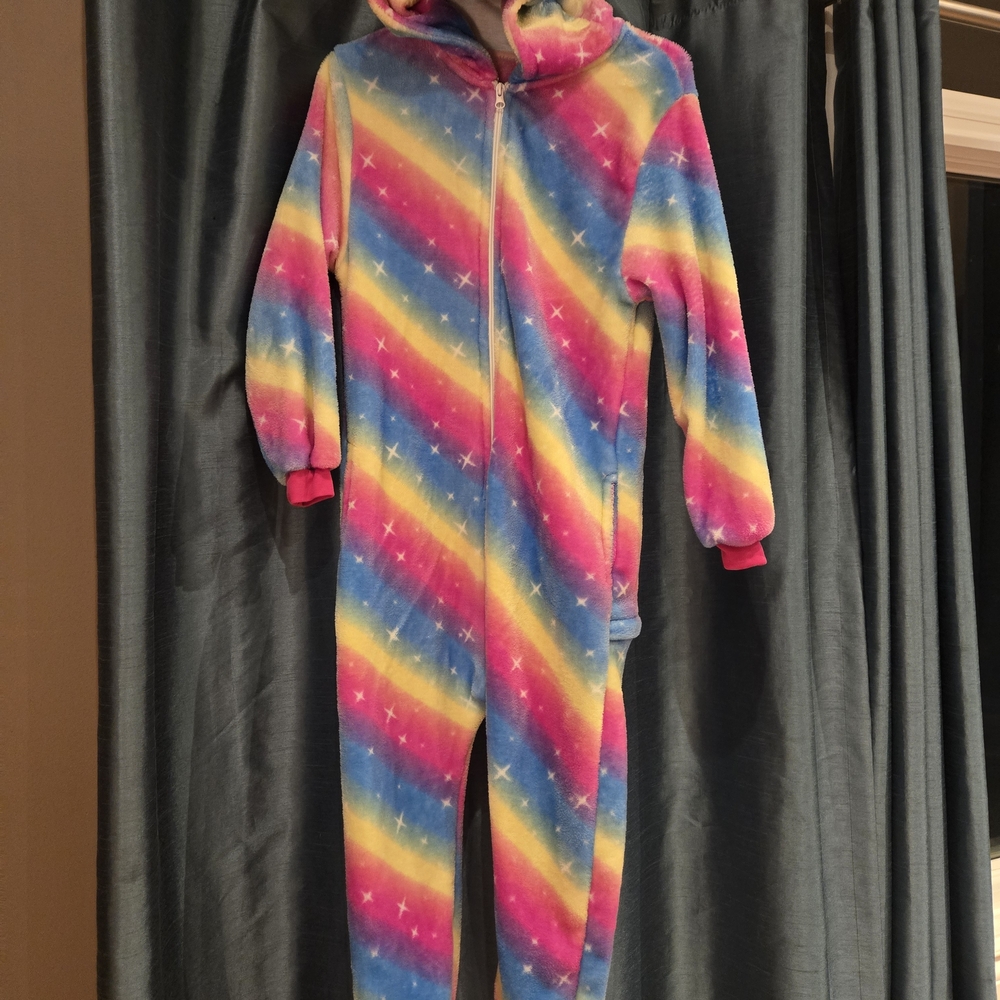 Urban Planet Rainbow Striped Kids Footie